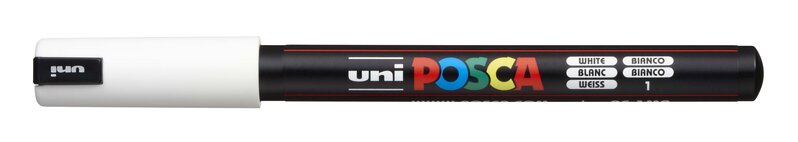 UNI POSCA MARKER PC-1MR/MD 52 white