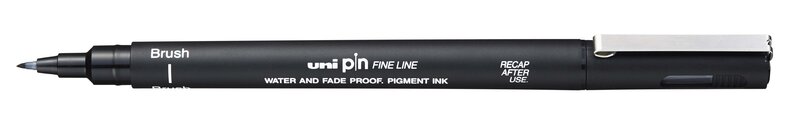 Uni Pin Brushpen 200 46 black