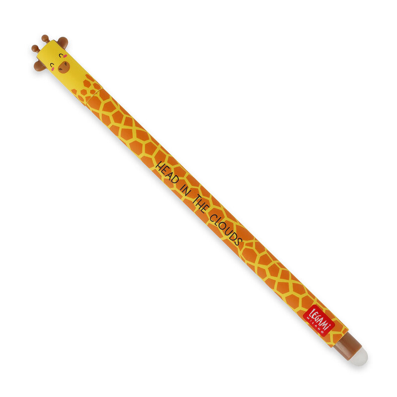 Erasable gel pen, Giraffe, svart