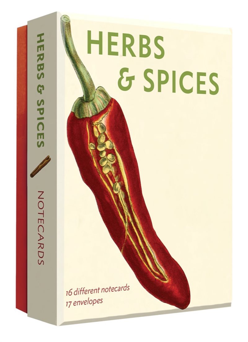 Herbs And Spices Detailed Notecard Set : Detailed Notes