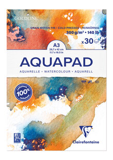 Block Clairefontaine Aquapad A3 30 Ark 300g